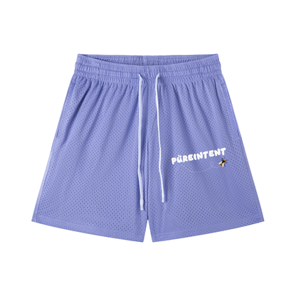 Mesh Drawstring Shorts