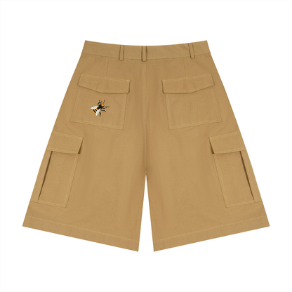 Unisex Woven Cargo Shorts