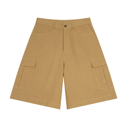 Unisex Woven Cargo Shorts