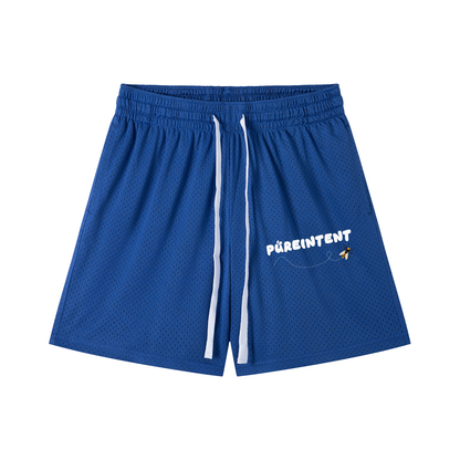 Mesh Drawstring Shorts