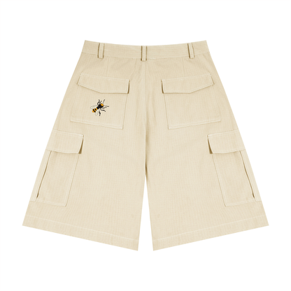 Unisex Woven Cargo Shorts