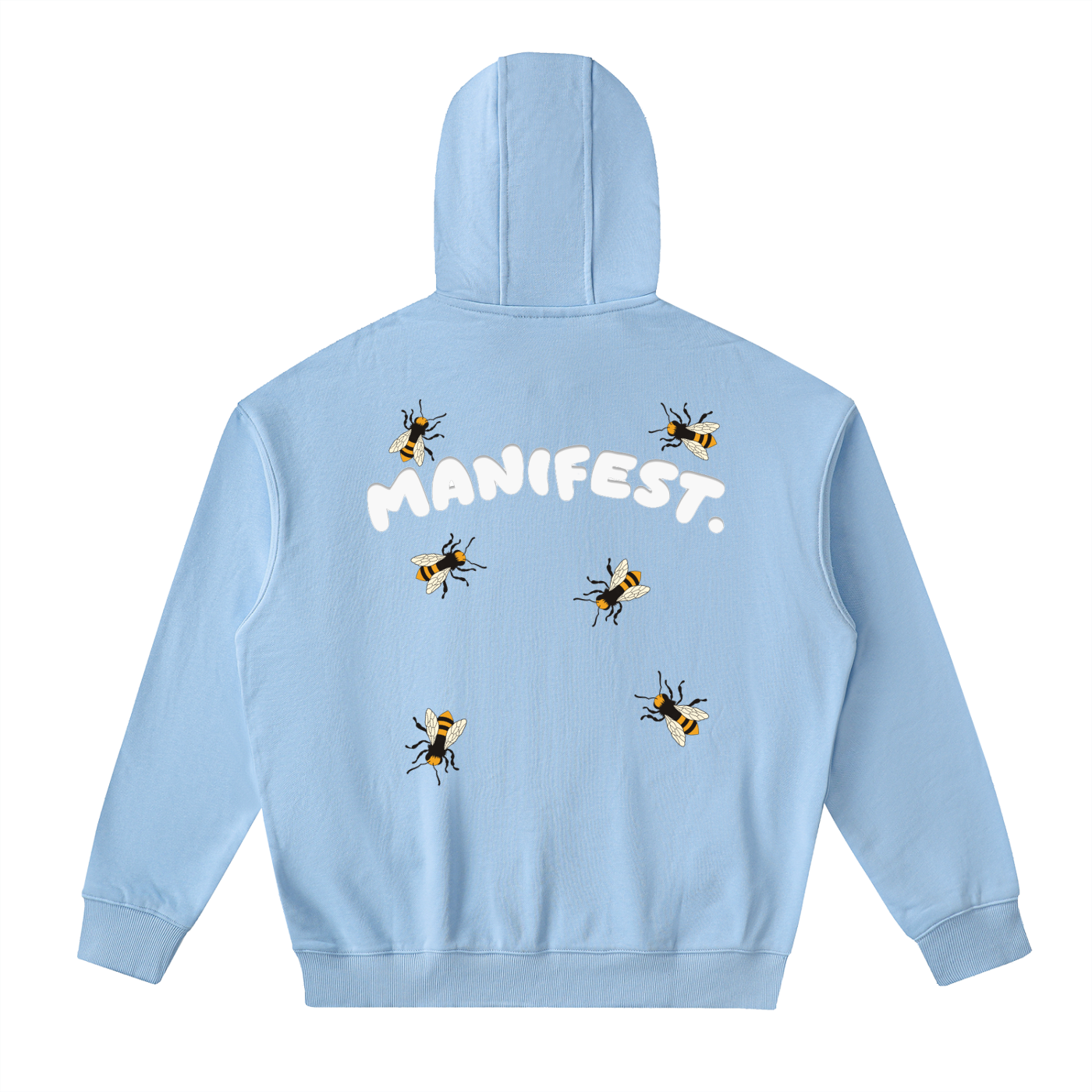 Drop-Shoulder Zip Up Hoodie