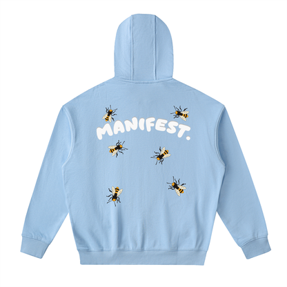Drop-Shoulder Zip Up Hoodie