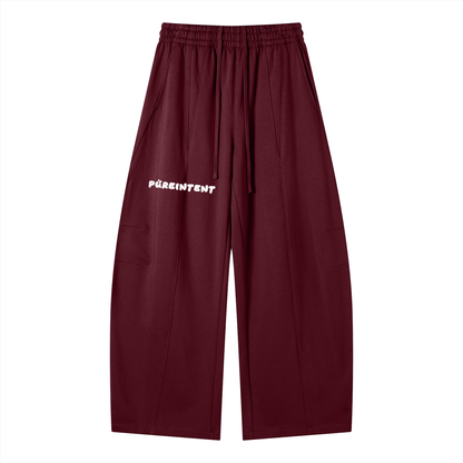 Heavyweight Wide Leg Panel Sweatpants