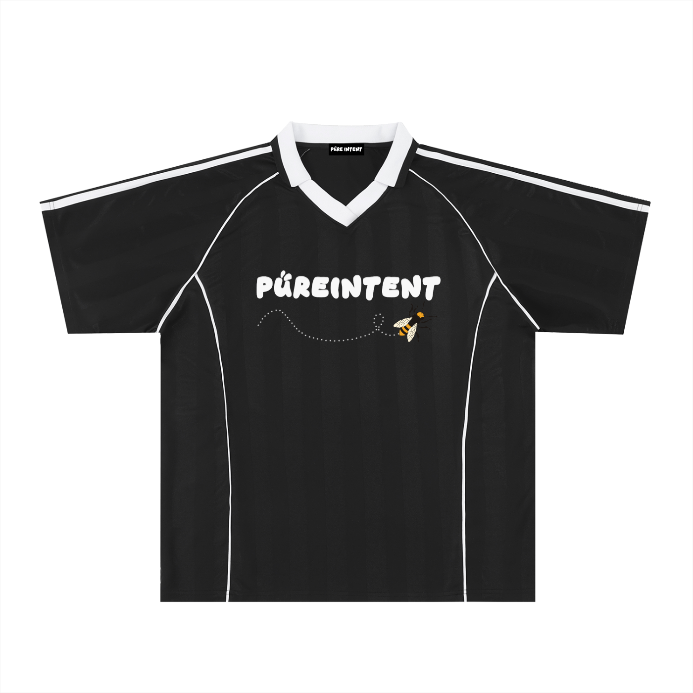 Shadow Stripe Collared Soccer Jersey