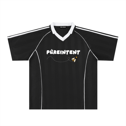 Shadow Stripe Collared Soccer Jersey