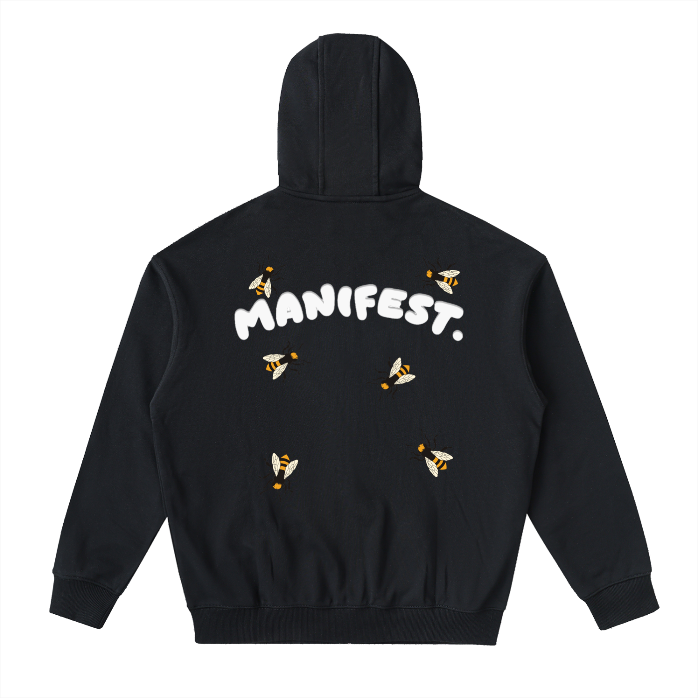 Drop-Shoulder Zip Up Hoodie