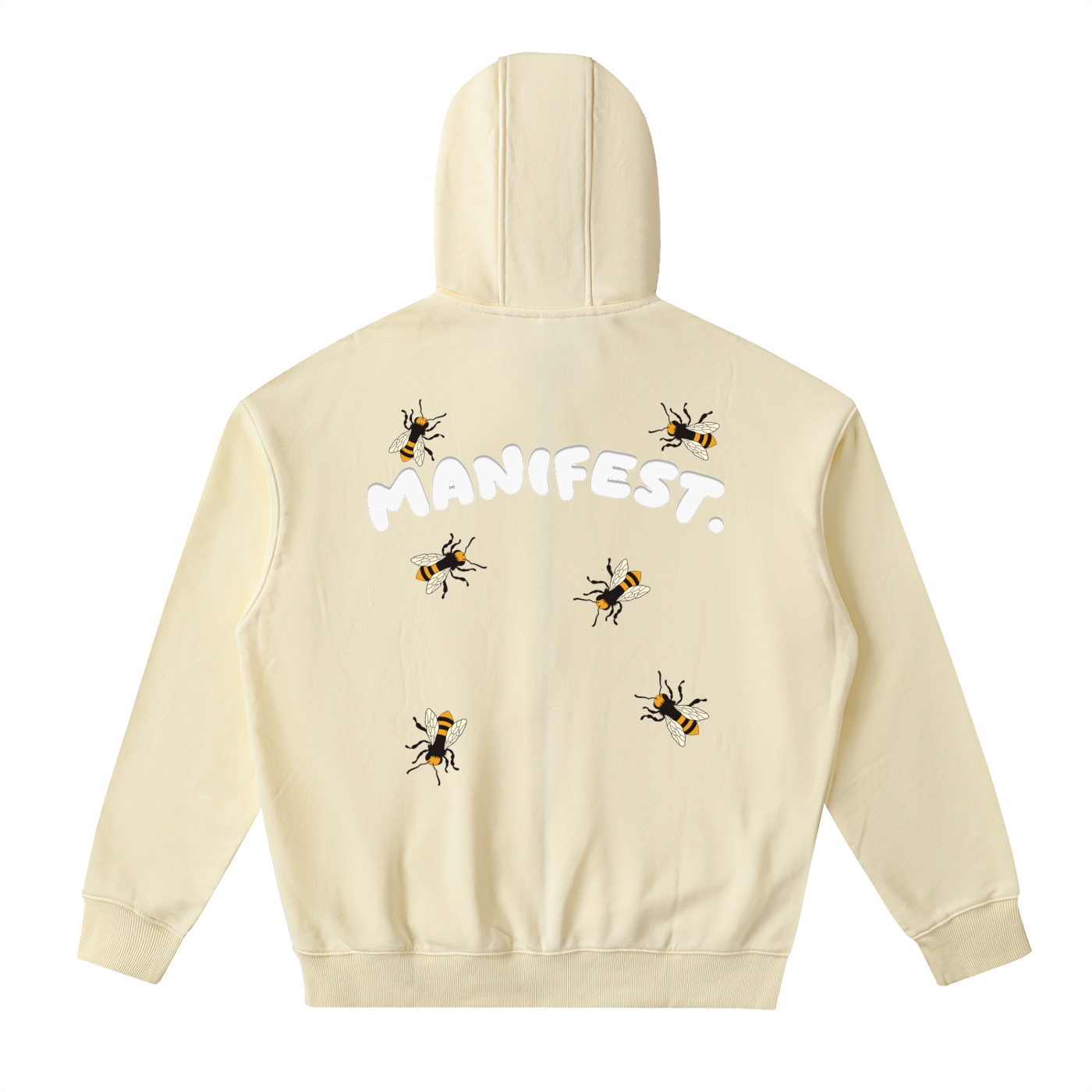 Drop-Shoulder Zip Up Hoodie