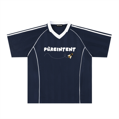 Shadow Stripe Collared Soccer Jersey